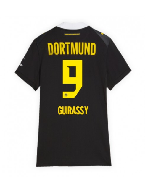 Ženski Nogometna dresi replika Borussia Dortmund Serhou Guirassy #9 Gostujoči 2026-27 Kratek rokav Ženski Nogometna dresi replika Borussia Dortmund Serhou Guirassy #9 Gostujoči 2026-27 Kratek rokav